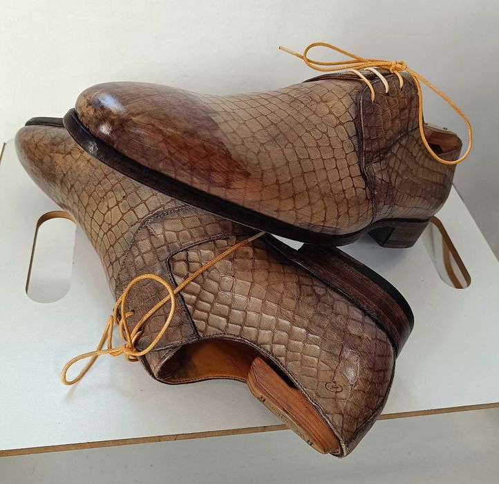 Pantofi de lux 43 43.5 44 44.5 45 45.5 Greve NOI lucrati manual piele