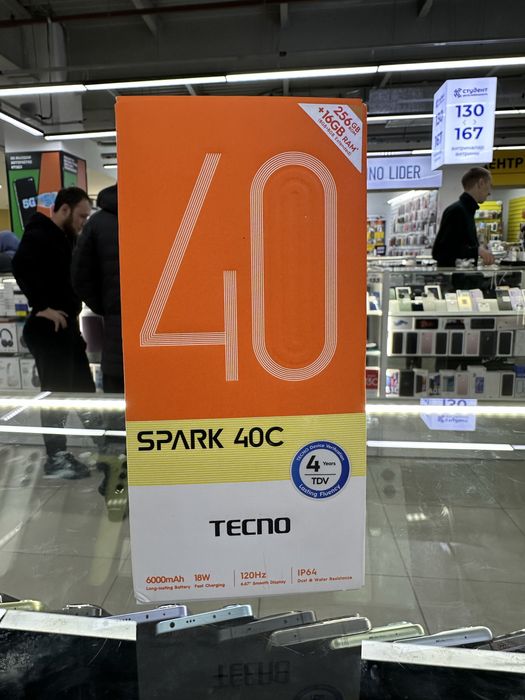 Tehno spark 40S новый 16/256