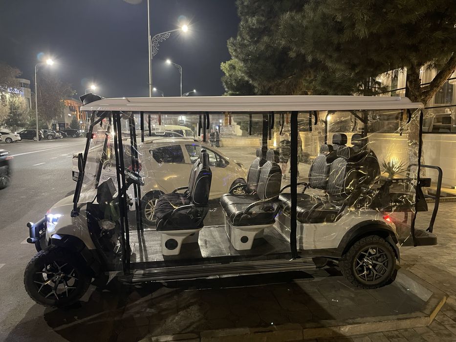 Golf cart 8 kishilik sotiladi