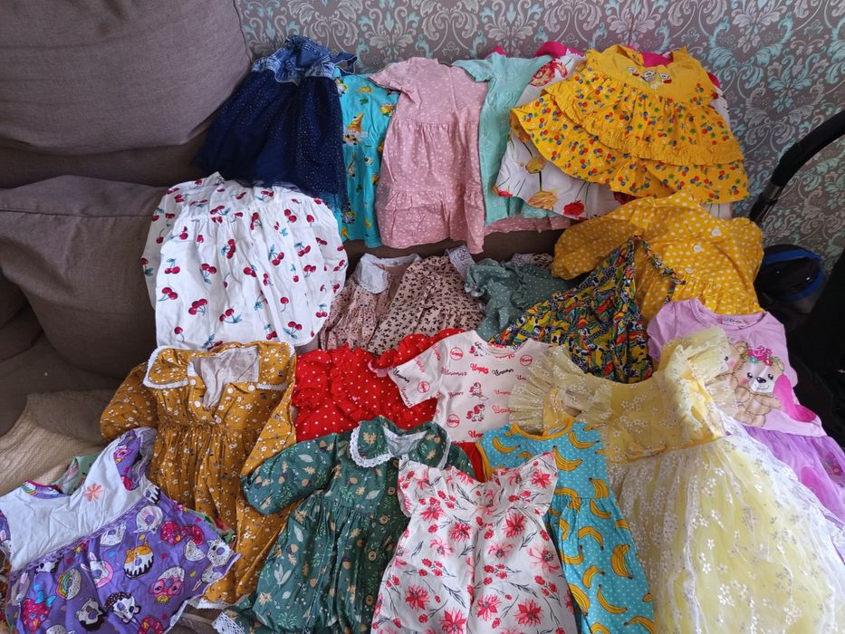 Детские платья с 6 мес до 5 лет