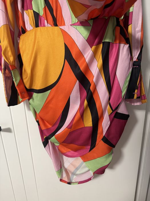 Rochie deosebită vin stil Emilio Pucci M/L-L