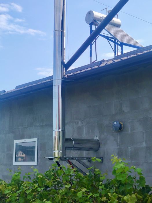 Horn de inox termo Coș de fum izolat diametru 120-250