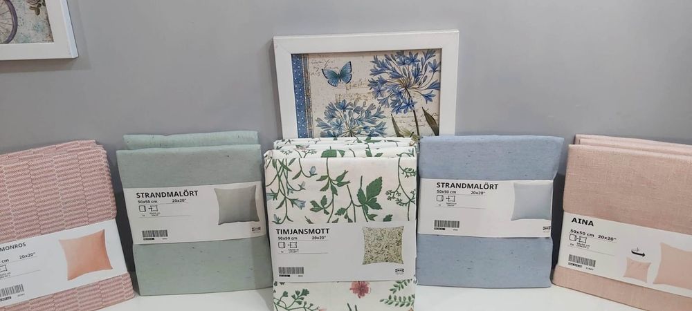 Новые Наволочки IKEA 50×50см,Турецкое Покрывало 230х250см