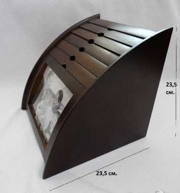 Дървена кутия/албум за снимки - 120 + 1 бр.