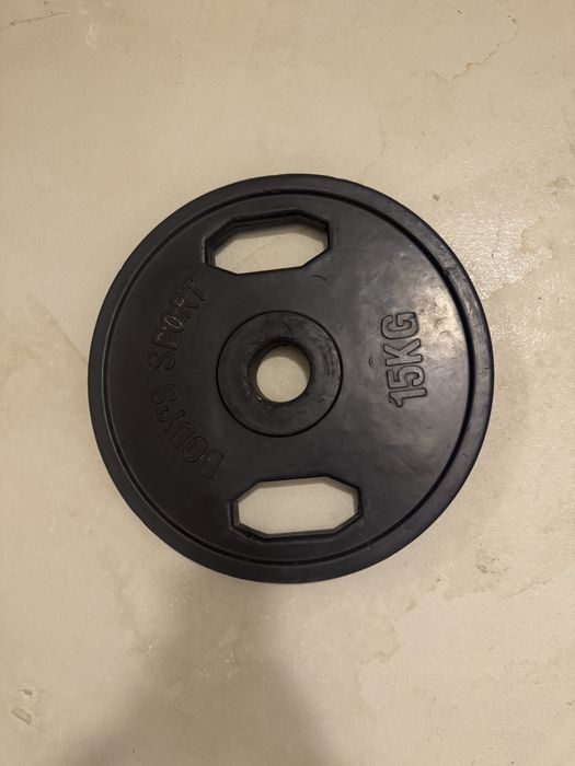 Тежест за щанги - 15 кг / един брой