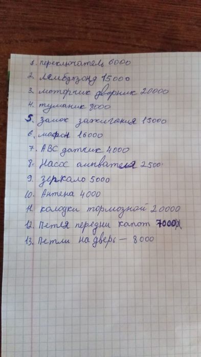 Кобальт зап.част