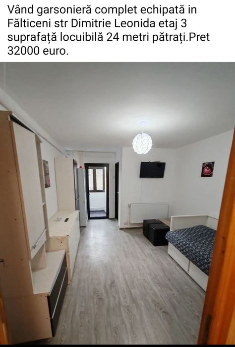 Vând garsonieră in Fălticeni