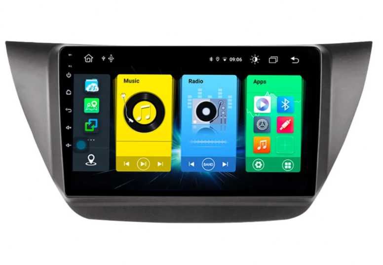 9-инчова мултимедия за Mitsubishi Lancer 8 (2000–2007) Подарък камера