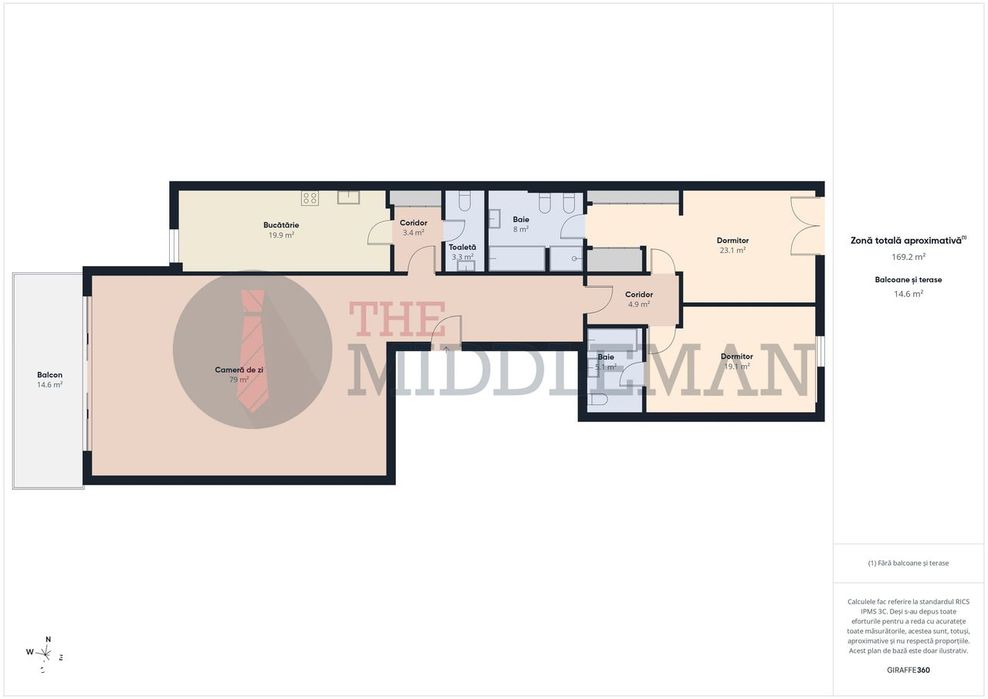 Apartament de închiriat Șoseaua Nordului | Vedere Herăstrău | 172 mp