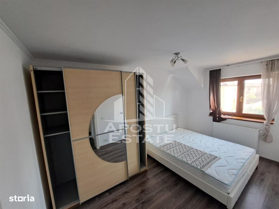 Duplex de vanzare, cu 4 camere si 3 bai, mobilat si utilat,Dumbravita