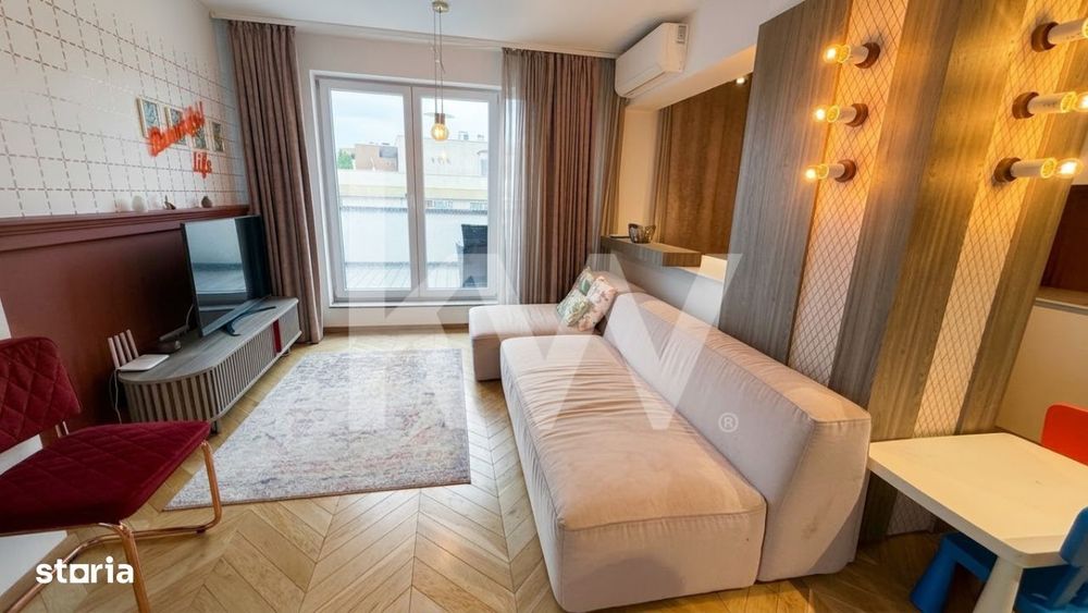 Penthouse pe doua niveluri | 119 mp utili + terasa 35 mp | Maurer Resi