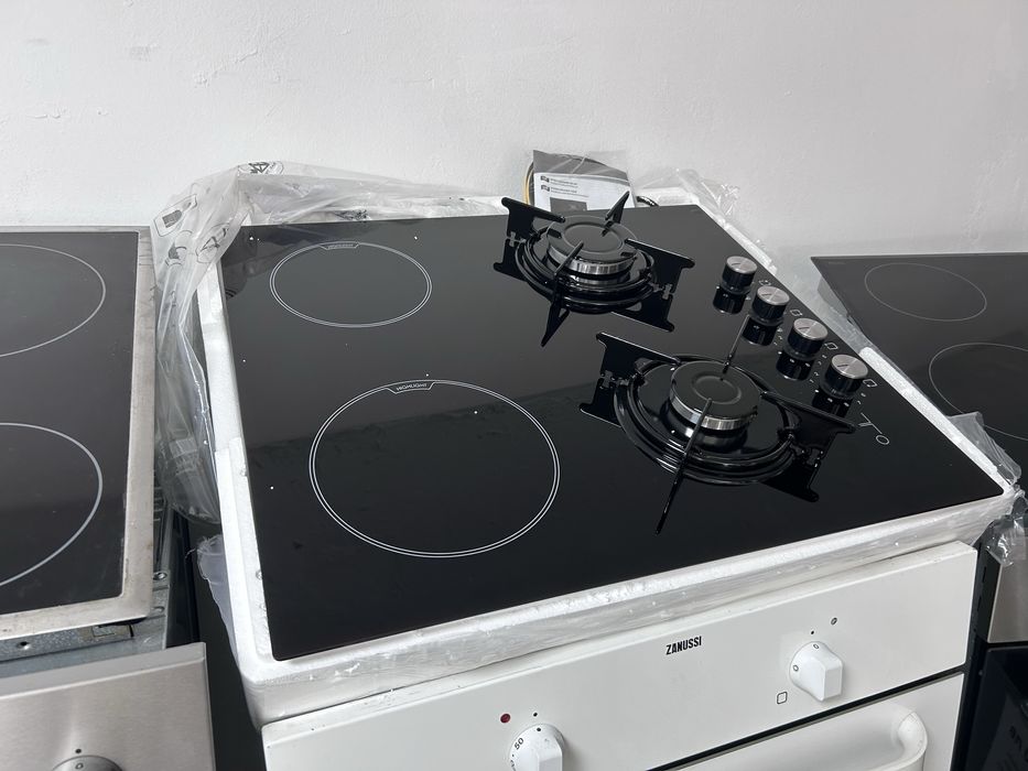 НОВО Плот ,Котлон за вграждане Стъклокерамичен 2 газ 2 ток,3000W