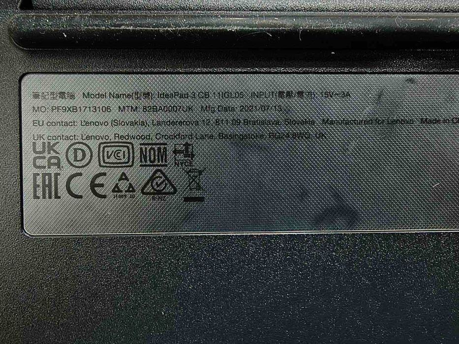 Chromebook LENOVO  IdeaPad 3 111GL05