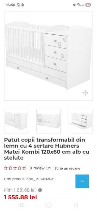 Patut copil transformabil