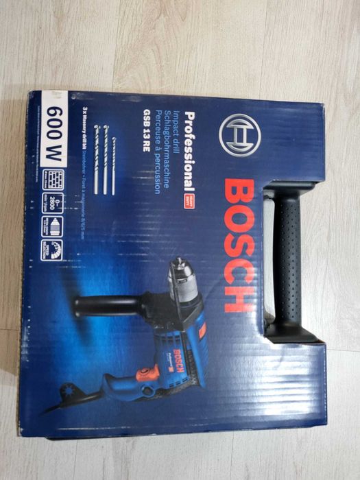 Bosch GSB 13 RE - Masina de gaurit cu percutie, 600 W, mandrina rapida