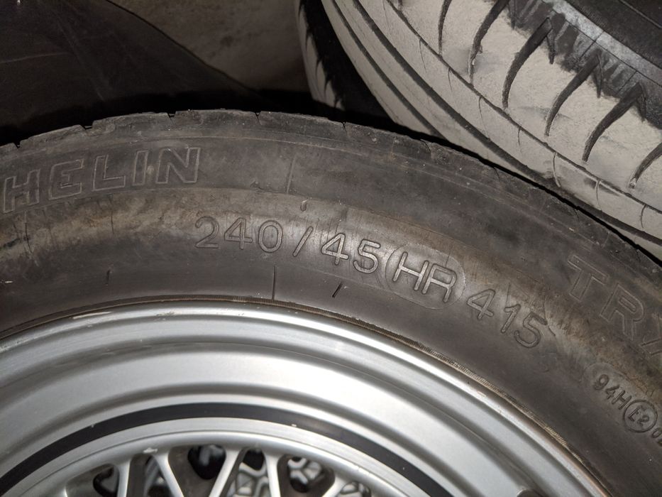 Джанти БМВ стил 5 TRX 415mm ET19 с гуми Michelin TRX 240/45/415