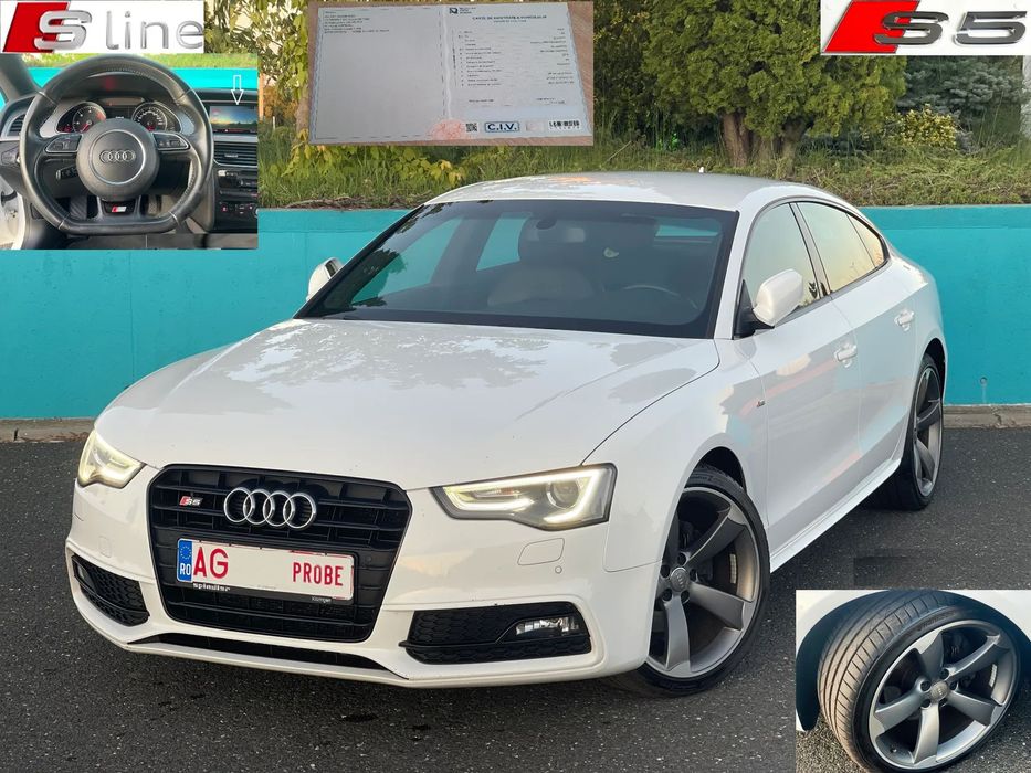 Audi A5 AUDI A5 ALB 190 CAI recent adus GERMANIA inmatriculat de1zi extra full