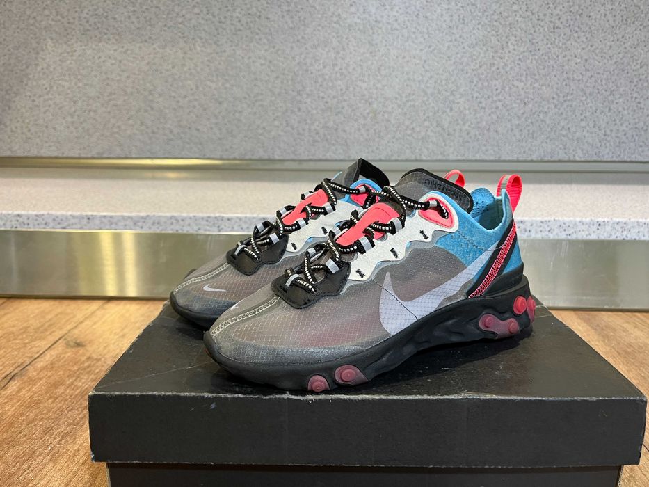 ОРИГИНАЛНИ *** Nike React Element 87 Blue Chill Solar Red