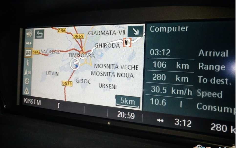 BMW DVD harti navigatie BMW E60 E61 E81 E87 E90 E91 Europa + Romania
