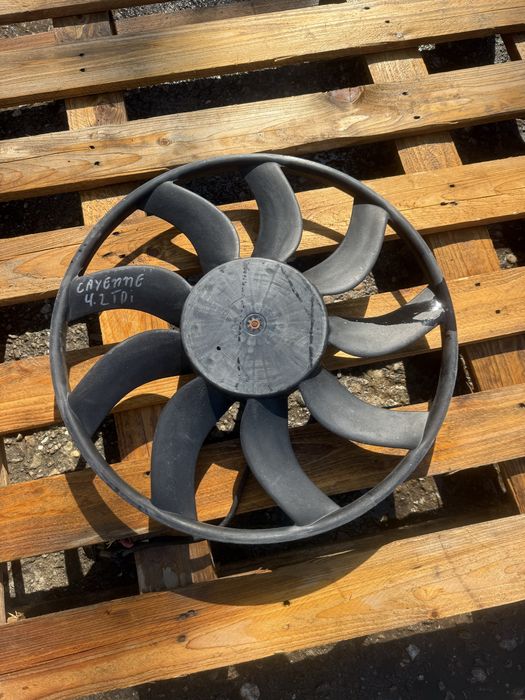 Перкa радиатор Brose 850W Porsche Cayenne 958 VW Touareg 7P Audi Q7 7P5121203 A71246-110 0461400320 C26628-100 0471020089