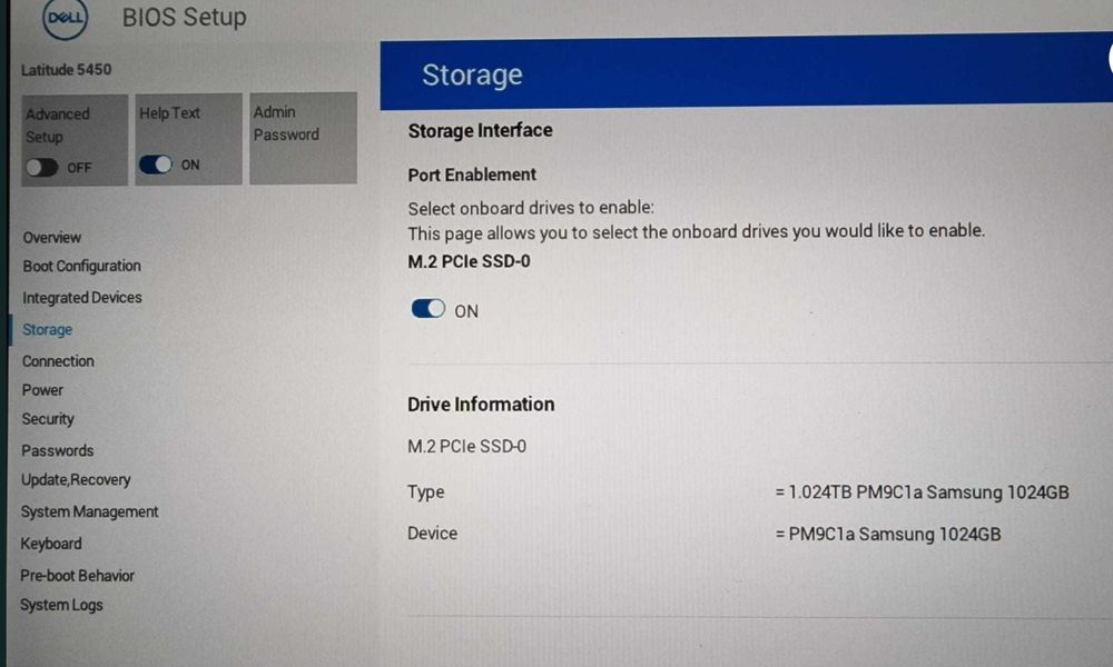 Laptop Dell 5450 Intel Ultra 7 165U 32GB RAM 1TB M2 storage NOU