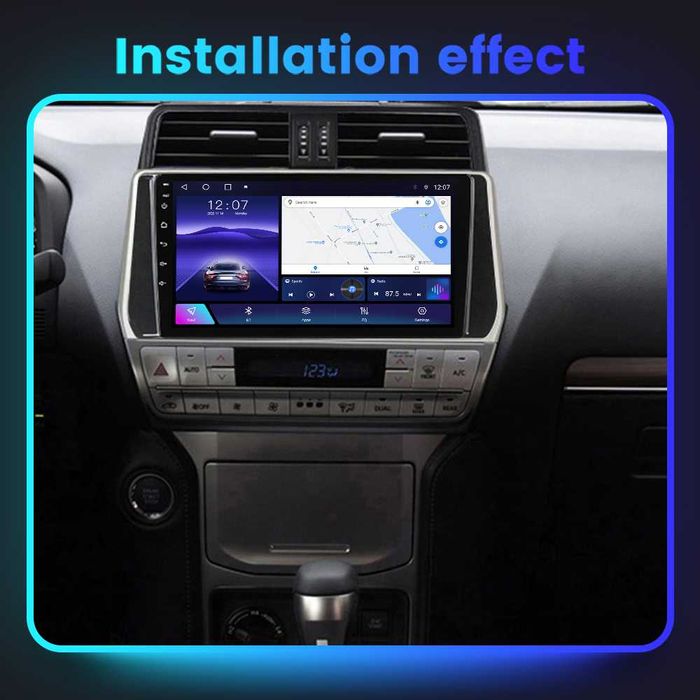 NAVIGATIE Android 14 Toyota Land Cruiser Prado 2017 1/8 Gb CarPlay