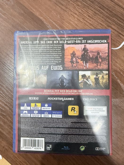 Диск RDR 2 на пс 4