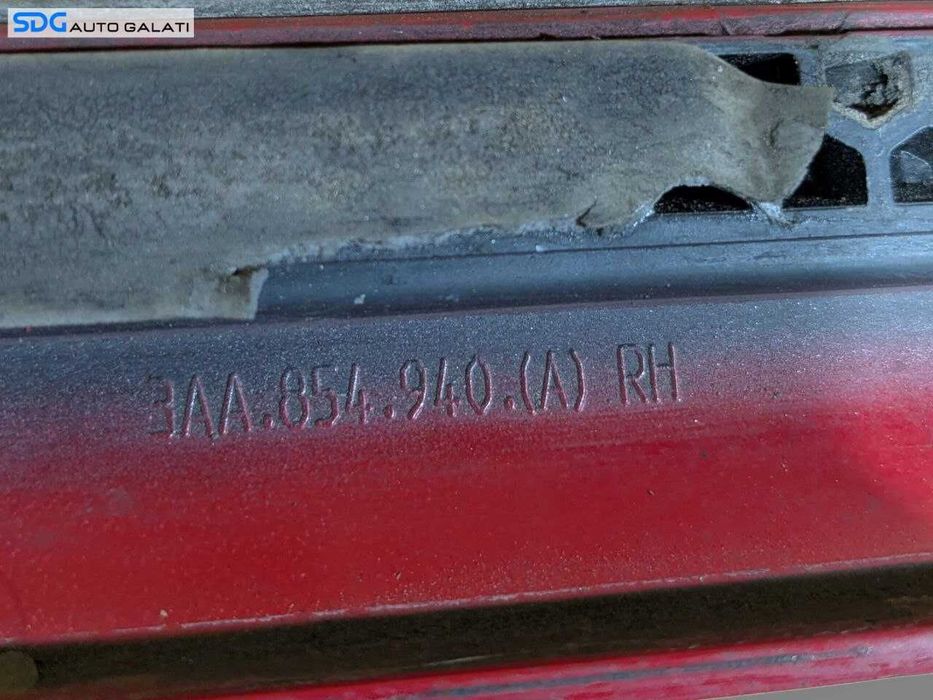 Bandou Ornament de pe Usa Portiera Dreapta Fata Volkswagen Passat B7 2010 - 2015 Cod 3AA854940 [L9106]