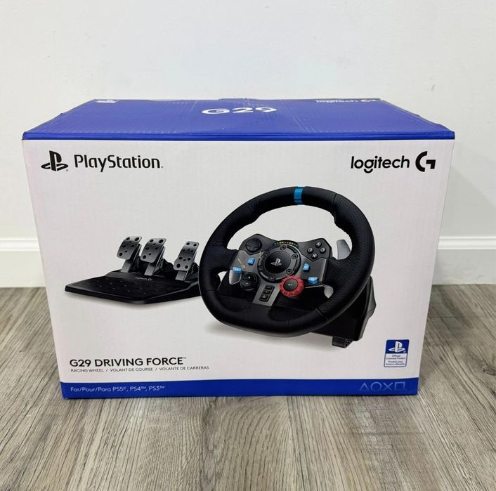 Logitech G29 + педали като нови, много малко използвани