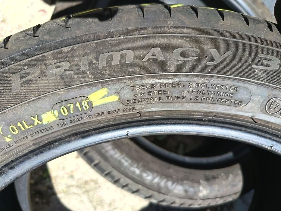 Anvelope vara 245 45 18 Michelin runflat 2018 +6mm