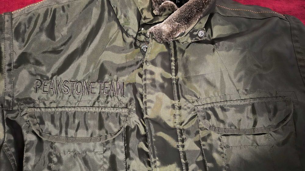 Geaca  de  iarna  Kaki,  Marimea   5 XL - Noua, cu  eticheta