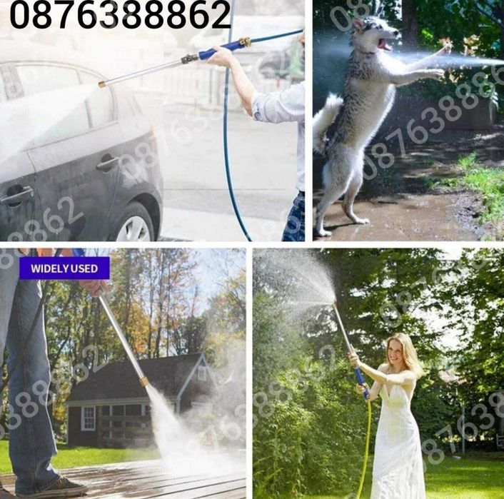 ПРОМО! Мощна Водоструйска с Високо Налягане и Четка Water Zoom