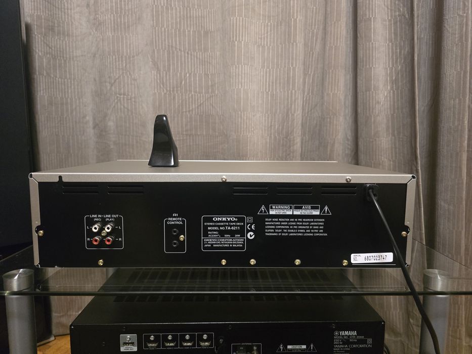 Deck Onkyo TA-6211 – deck casetă Hi-Fi, Dolby B/C, sunet cristal!