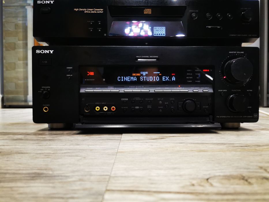 Linie Sony TA F630ESD  MDS JE500 CDP XE370 DVD NS300