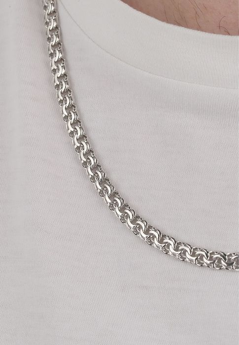 Серебряная цепь мужская