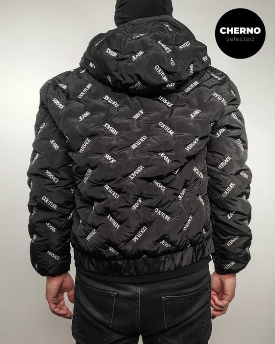 Пухено яке VERSACE JEANS COUTURE Logo-Print Puffer – Резервирано