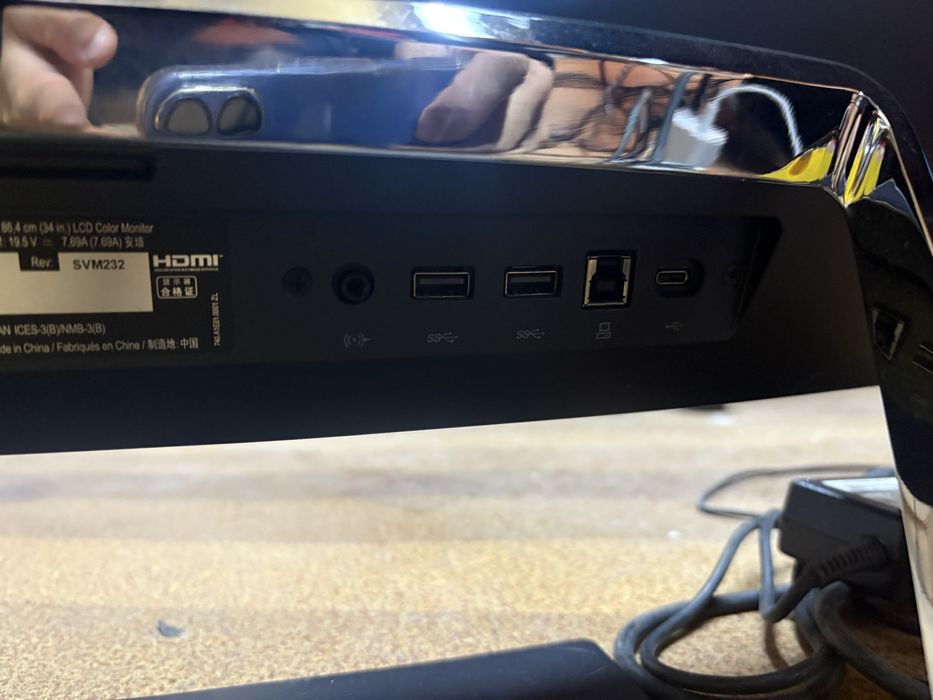 HP EliteDisplay S340c – 34’’ ултраширок професионален монитор