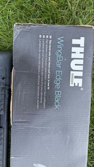Bare transversale Thule Wingbar Edge Black pentru BMW 5-serie Touring F21 su X5 F15 + Snowpack