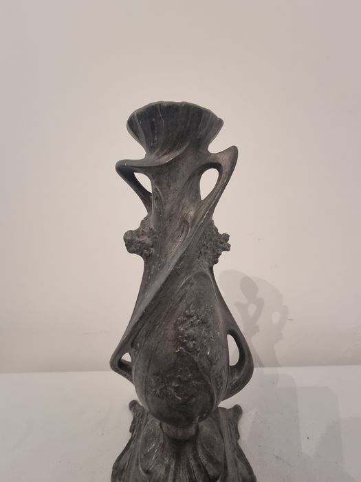 Vază Art Nouveau semnată C. Bonnefond, cca. 1900, 27 cm