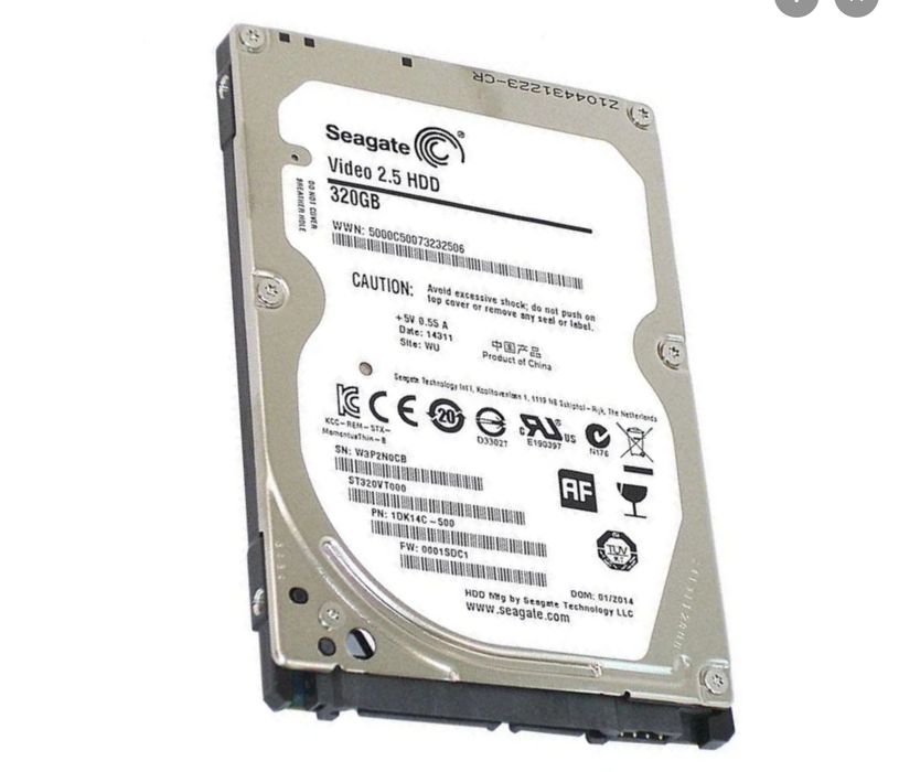 SATA hard 320 Gb для ноутбука.