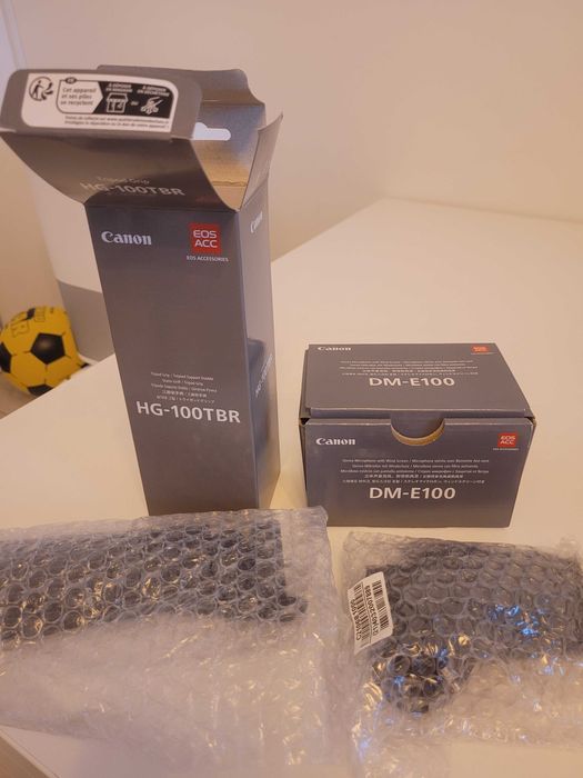 Canon DM-E100 Stereo Microfon și Canon HG-100TBR Tripod noi în cutie