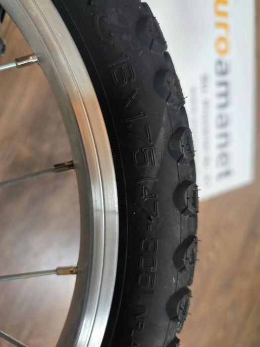 Bicicleta BTWIN 16 inch 4-6 ani DISCOVER 100 Alb Copii -P-