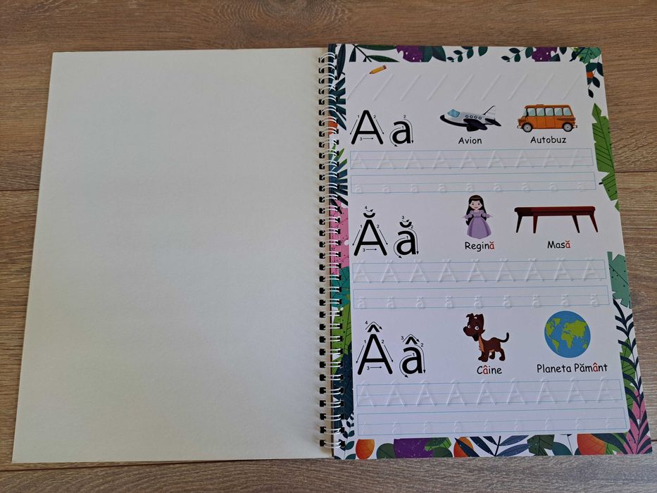 Carti reutilizabile pentru exersarea scrisului [Groove Calligraphy]