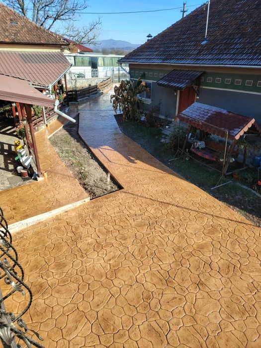 #Pavaj din beton amprentat #