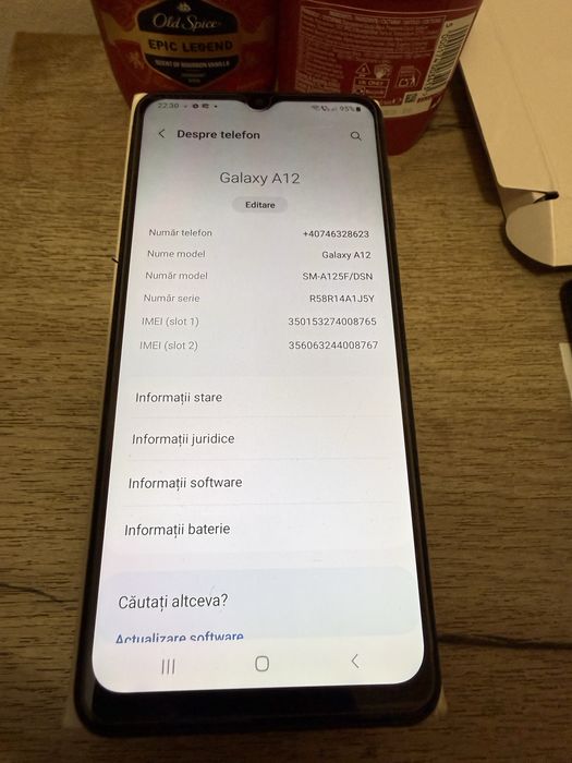 Samsung Galaxy A12, Dual SIM, 4GB RAM, 64GB, 4G, Blue