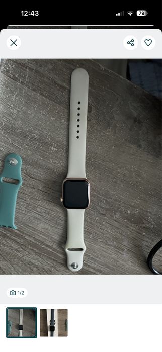 Apple watch Se baterry healt 98%