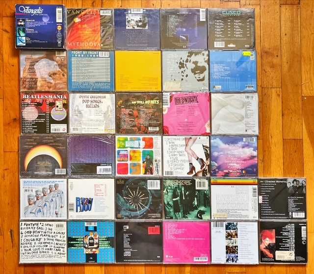 Lot CD orig pop&electro: Milli Vanilli, D'Agostino, Tomita, Vangelis, Kelly Family