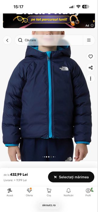 Geaca copii northface