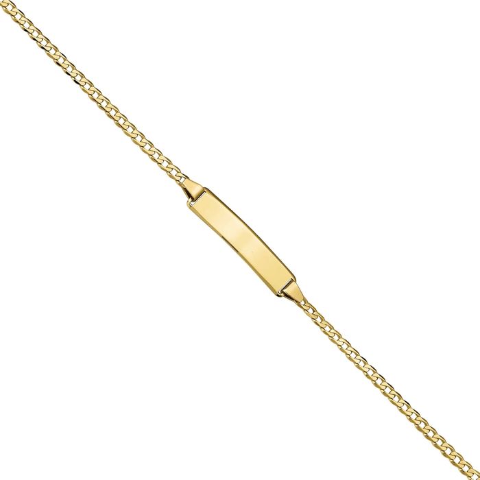 Златна дескта гривна (с гравиране)