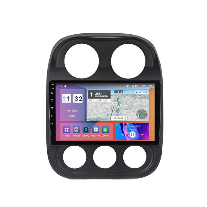 Navigatie Jeep Compass din 2010 - 2016 , Garantie 2GB 4GB 8GB RAM